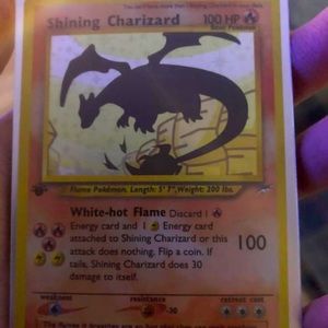 First edition shiny charizard